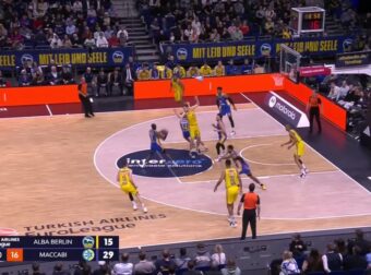 Euroleague: Η υπερηχητική Μακάμπι ισοπέδωσε την Άλμπα με 106 πόντους (Hls)